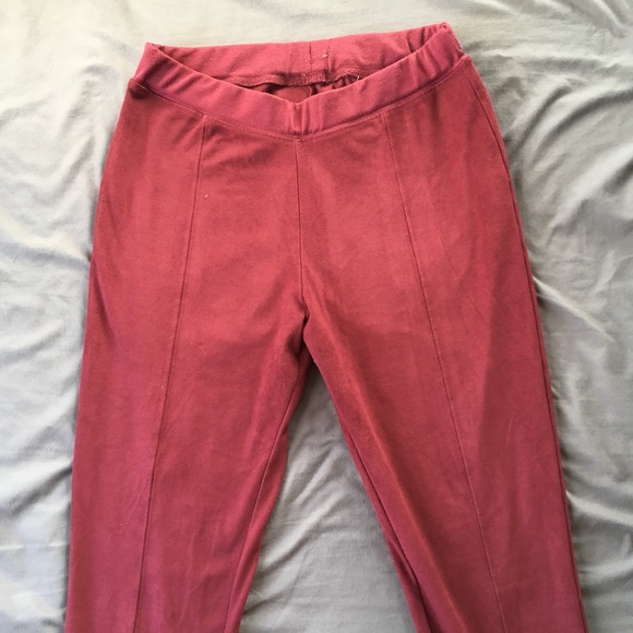 Anthropologie Suede Leggings - Picture 2 of 3